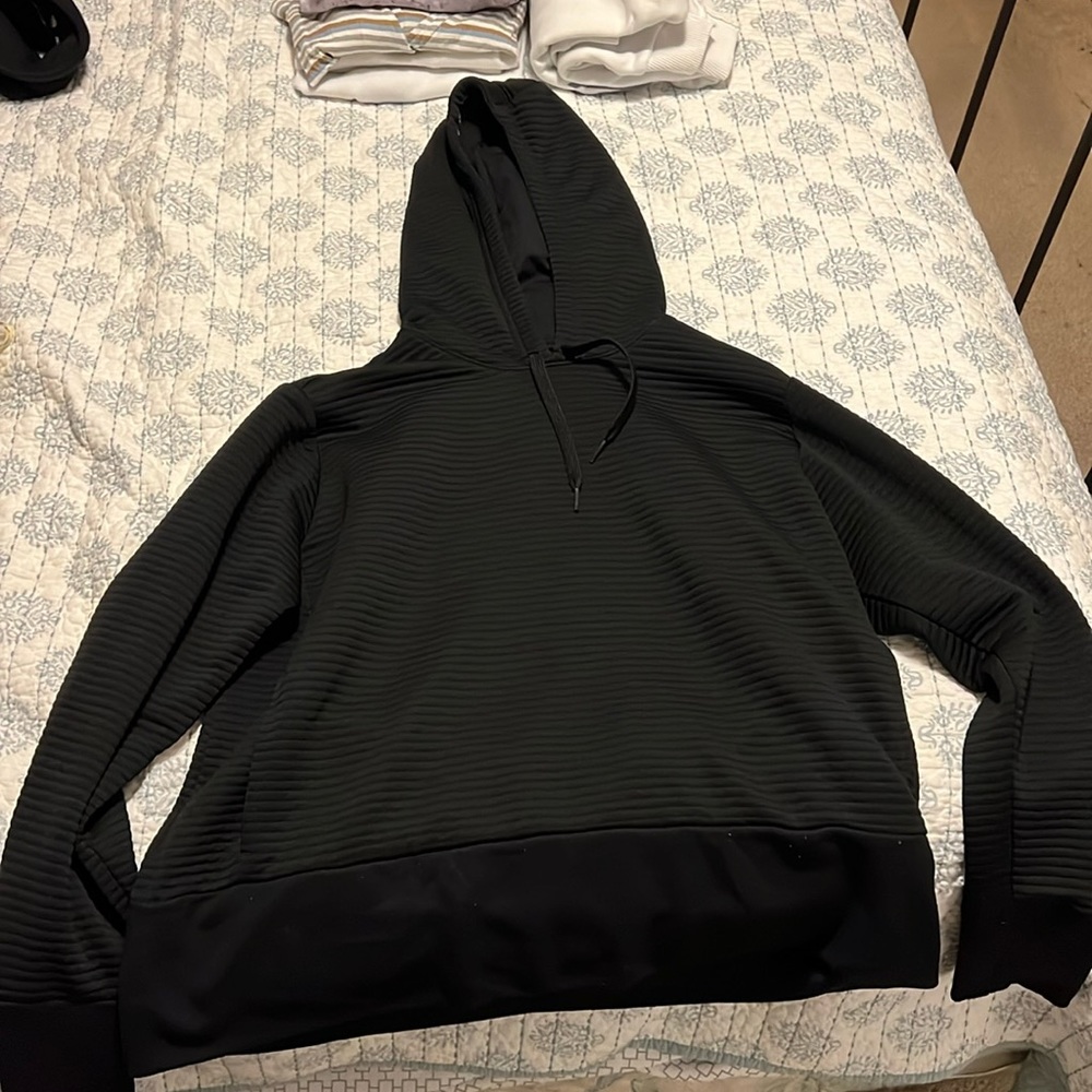 Large ribbed, Nike dry fit hoodie